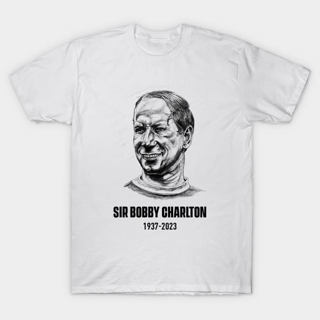 Sir Bobby Charlton RIP Glory T-Shirt by shieldjohan